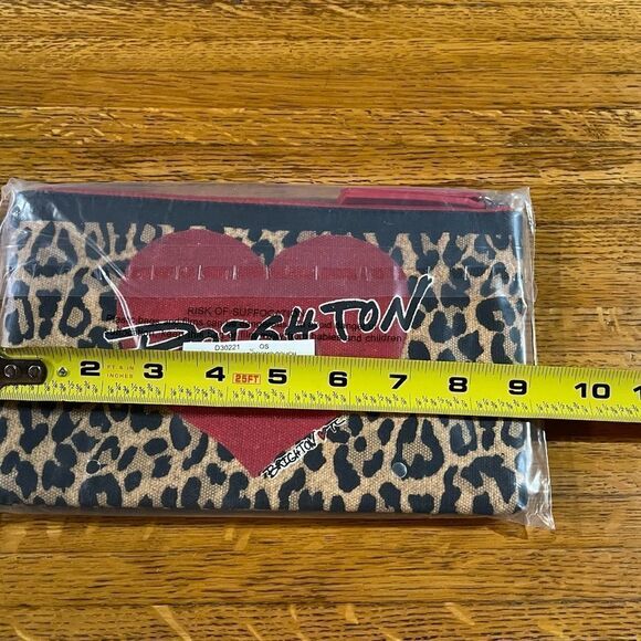 Brighton Limited Edition 2020 Leopard Print Pouch NWT - Picture 6 of 8